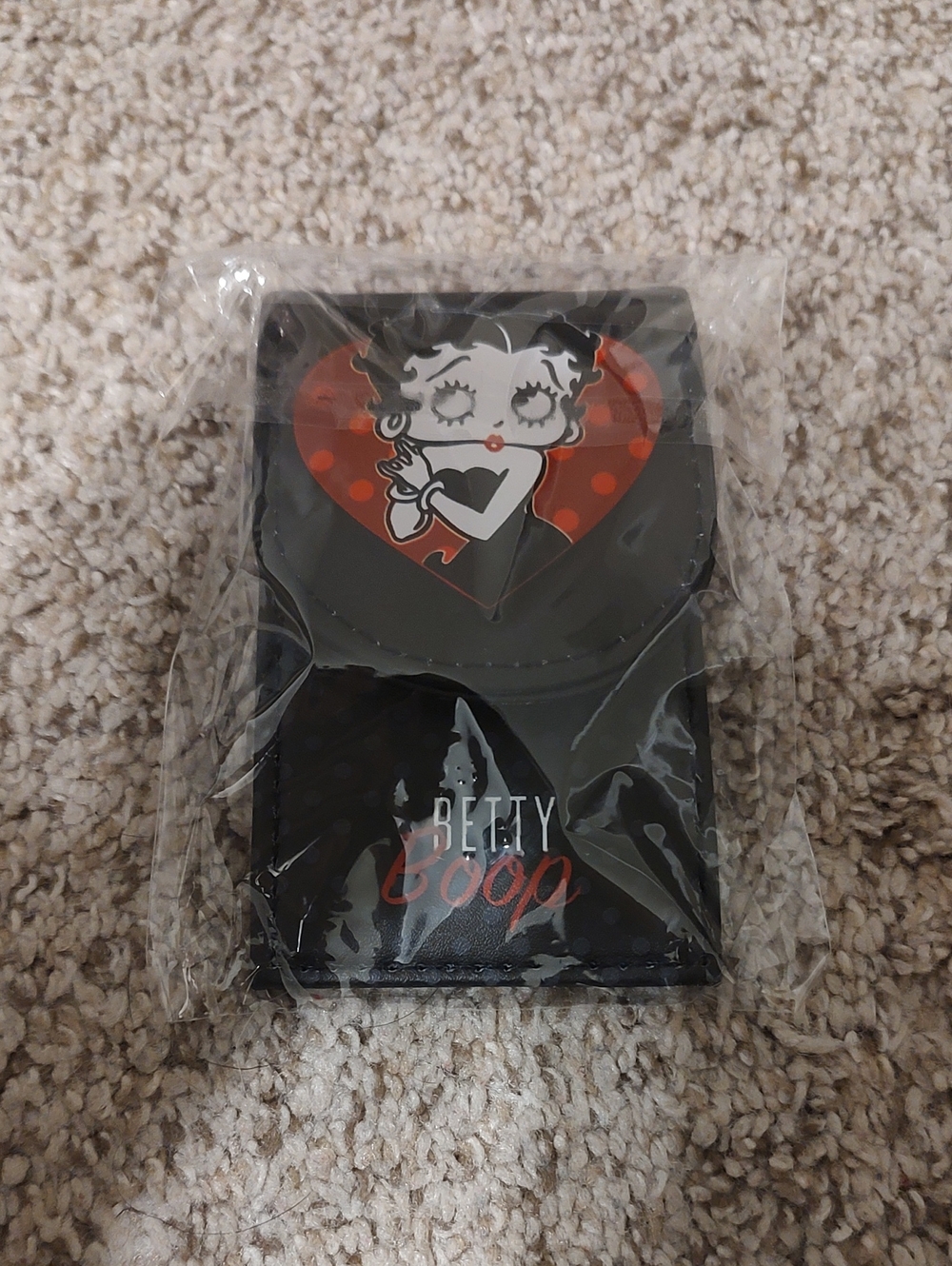 Betty Boop Black and Red 4 Pcs Portable Nail Clippers Set